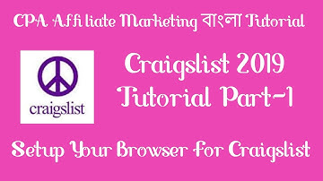 Craigslist 2019 Tutorial Part-1 | CPA Marketing | MrMottaki