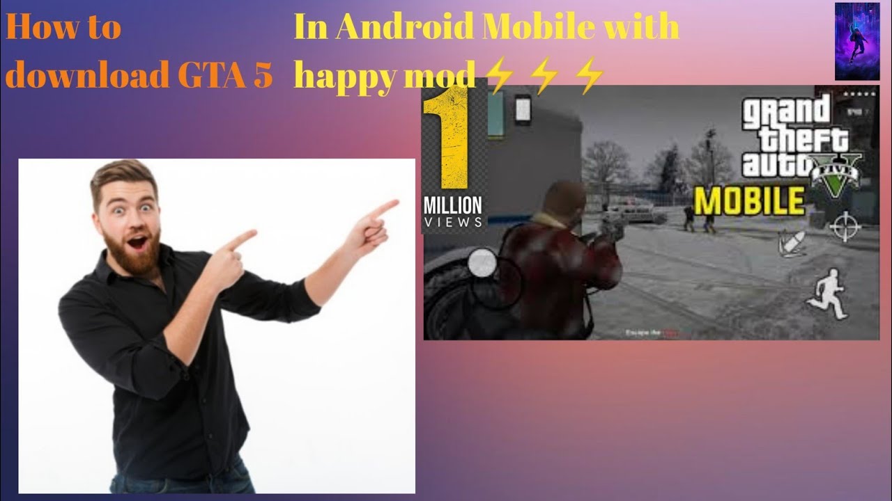 Gta Mod Android How to Download GTA 5 In Android Mobile ||With happy Mod 💯%Working⚡⚡⚡ ...