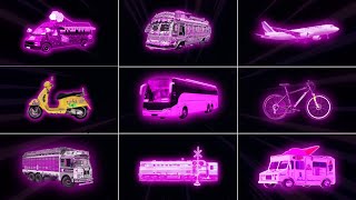 145 Volvo bus, Airplane, Truck horn, Ice cream truck, Train, Scooter, Sound Variations [MEGA MIX]