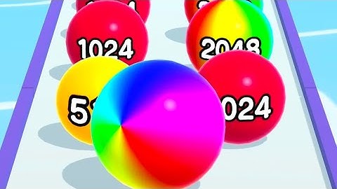 Ball Run 2048 💸🎱🏀 MAX LEVELS!! All Levels Gameplay Walkthrough Android, iOS NEW UPDATE