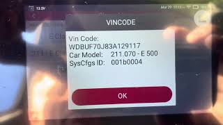 Launch Creader Elite v2 Benz won’t variant code ECU
