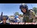 Fake Cop Gets Caught In Full Police Gear