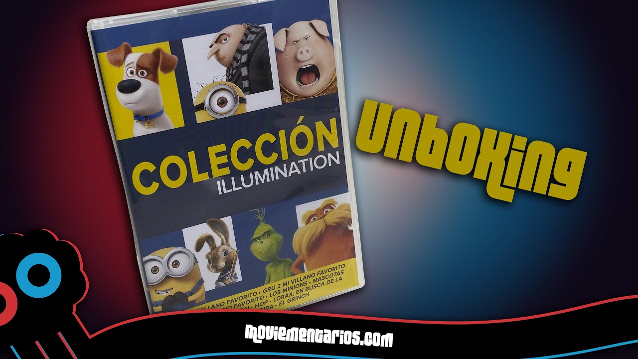 Unboxing del pack con todas las películas de Illumination