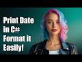 Print Date in c# in a specified format