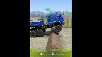 Mudrunner pc game with Speed Bumps #mudrunner #pcgame #shorts