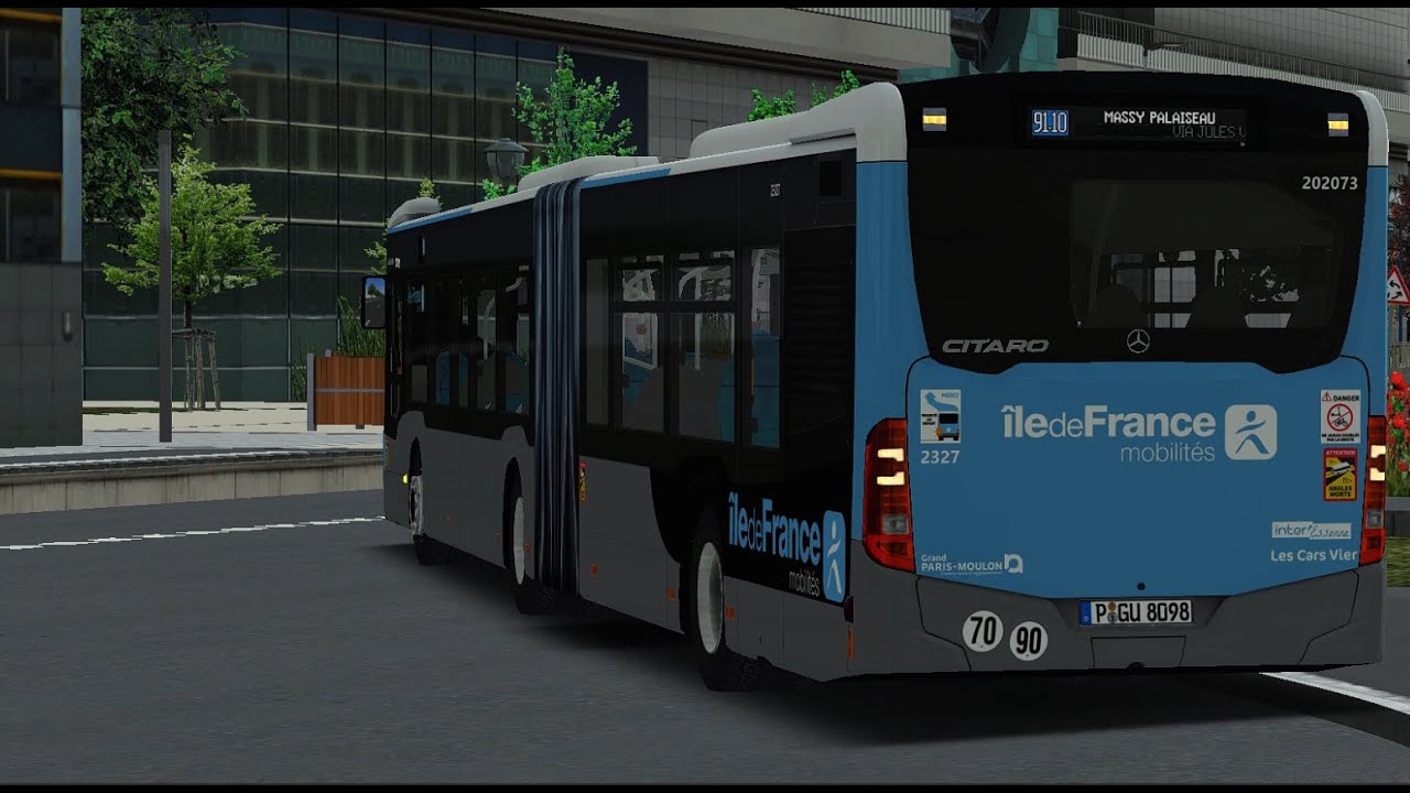 [OMSI 2] - Addon GPM | Ligne 91.10 (91.06B): Gare de Cormeilles RER  - Massy-Palaiseau RER