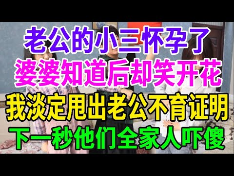 小三懷孕上門逼宮，老公當場離婚要娶她！我笑著甩出醫院報告，一句話把他倆嚇傻！#小三 #閨蜜 #出軌 #離婚 #逆襲 #打臉 #愛情故事