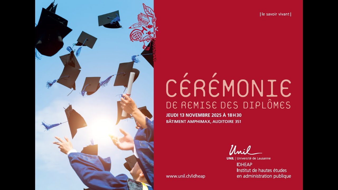 IDHEAP - Cérémonie de remise des diplômes 2025