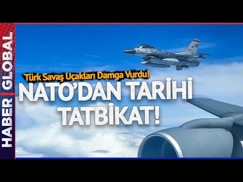 NATO Tatbikatına Türk Savaş Uçakları Damga Vurdu! NATO Tarihinin En Büyük Tatbikatında Sıcak Anlar!