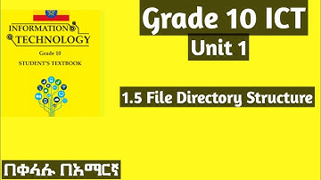 Grade 10 ICT Unit 1: 1.5 File Directory Structure #grade10 #ICT #unit1