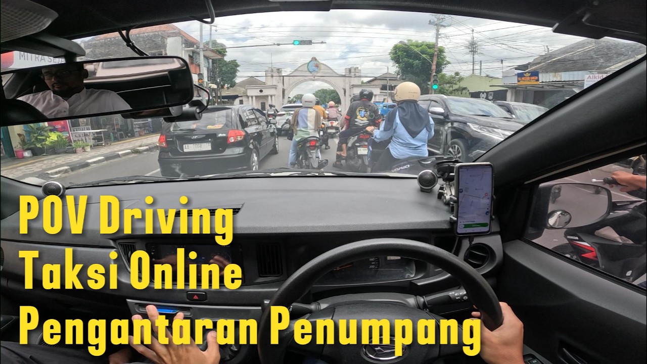 POV Driving Taxi Online Sigra Tipe D 1.0 | Pengantaran Penumpang