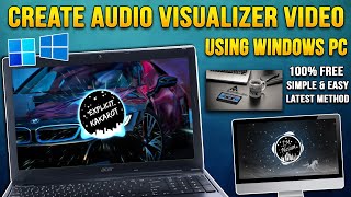 Create Stunning Audio Spectrum Visualizer Video for Free [2024 Method]🤯Step-by-Step Using Windows PC screenshot 2