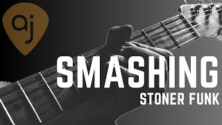 Smashing Stoner Funk Rock Jam | Guitar Backing Track in A Dorian  (75 BPM)