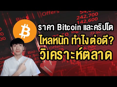 ราคา Bitcoin และคริปโตไหลหนัก ทำไงต่อดี? วิเคราะห์ตลาด