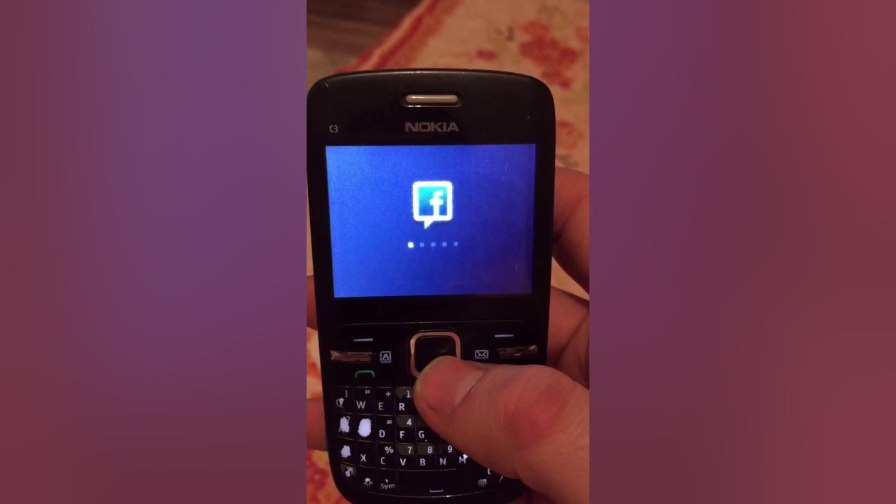 How To Instal Facebook On Nokia C3 - YouTube