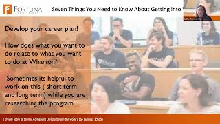 Seven Things You Need to Know About Getting into the Wharton School