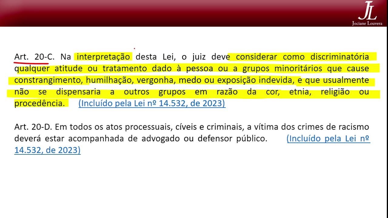 Lei Penal 7716 89 ALTERA O LEGISLATIVA YouTube lei-penal-7716-89-altera-o-legislativa-youtube