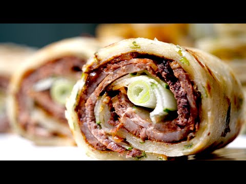 [牛肉捲餅 Scallion Pancake Beef Rolls] 免揉麵糰蔥油餅快速上手，做牛肉捲餅或蛋餅都好吃，麵食控不可錯過！ – Home Cooked Delights