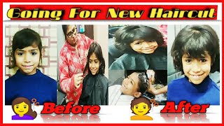 Sanvi Hair Transformation Vlog || Sanvi Got New Hair Style || Hair Cut Vlog 5