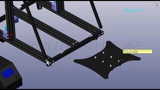 Service tutorial CR 10 V2 replace the hot bed sliding block