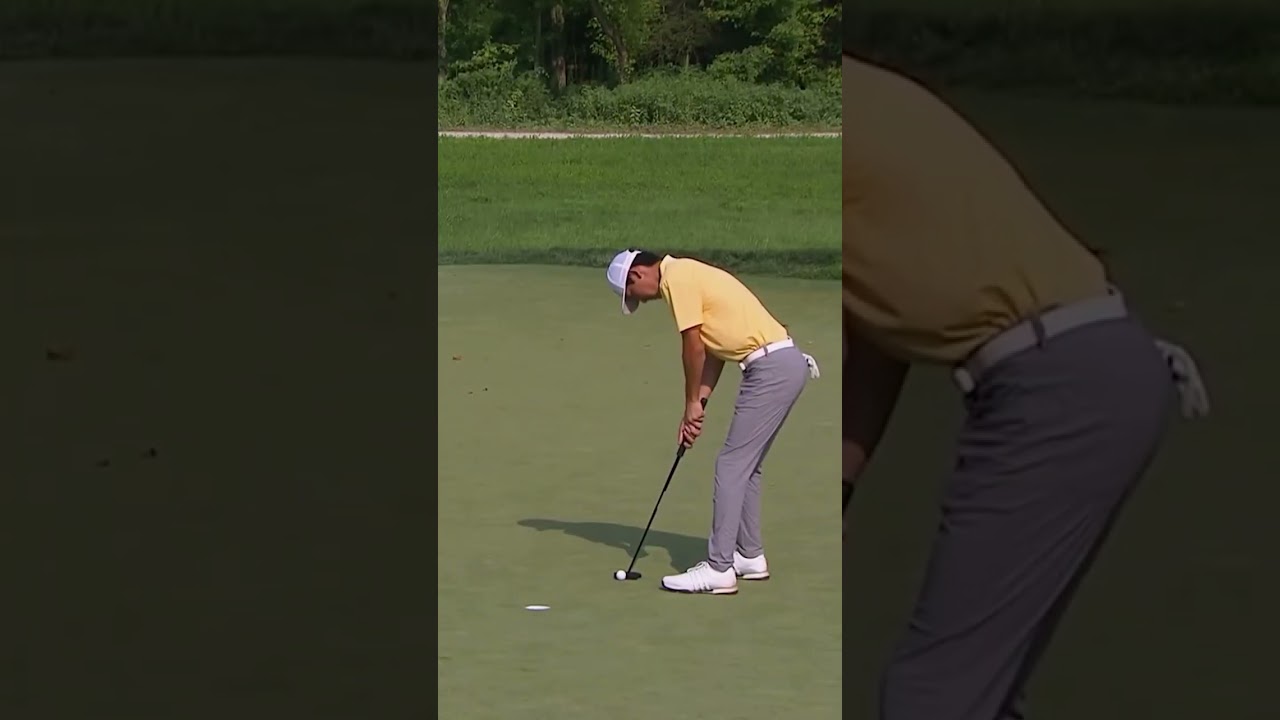 Jay Leng Jr. finished with FOUR BIRDIES IN A ROW to advance to the semifinals at Merion 🤯