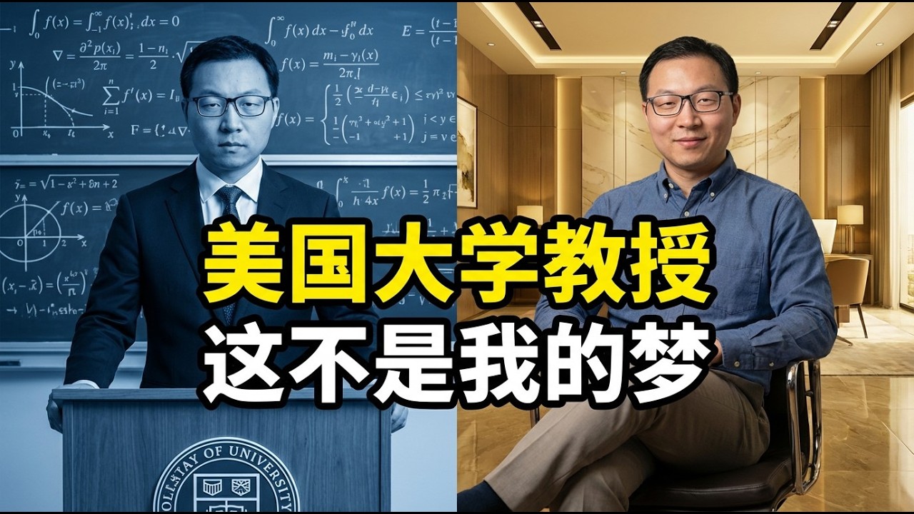 我拼命当上美国教授，才发现那根本不是我的梦想