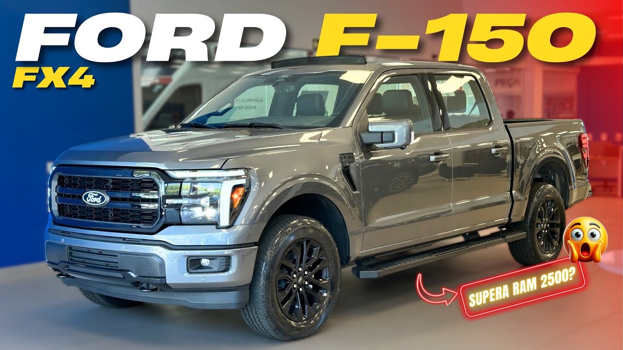 FORD F-150 LARIAT 2025 - Conforto de SUV + Força de Caminhão!
