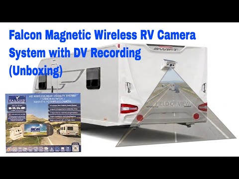 Falcon Magnetic Wireless RV Camera System with DV Recording (Unboxing)