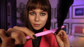 ASMR Most Relaxing Backstage Preparation (Haircut & Makeup)