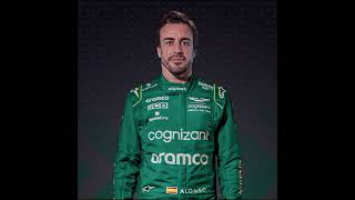 Formel 1 Fahrer Fernando Alonso Nr 14 & Spanische Nationalhymne