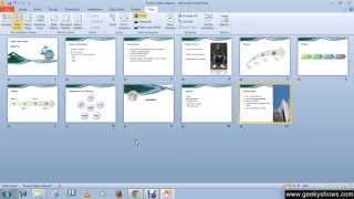 Microsoft PowerPoint 2010 Rearranging and Adding or Deleting Slides