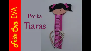 Como fazer um porta tiaras de parede?