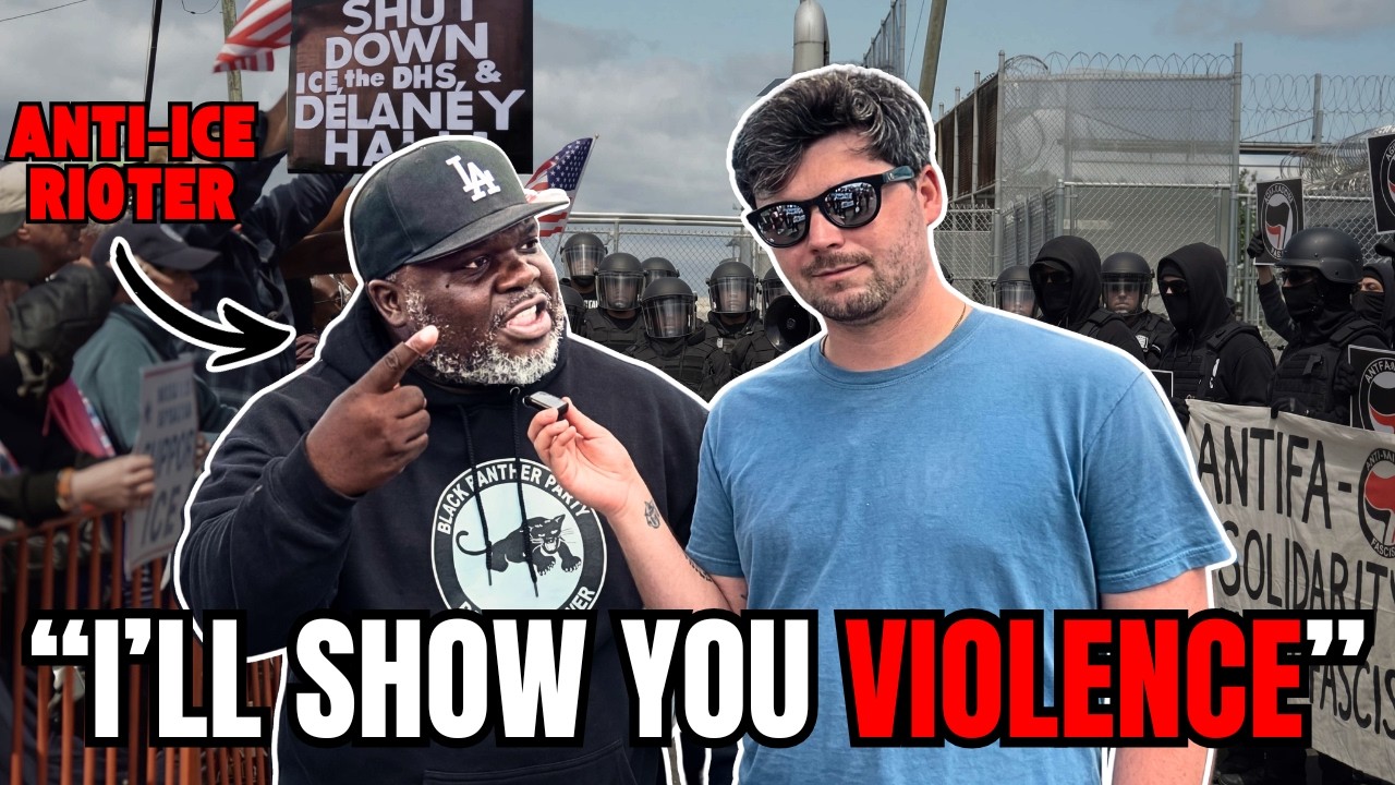 Anti-ICE Protester Threatens Me After Losing Argument