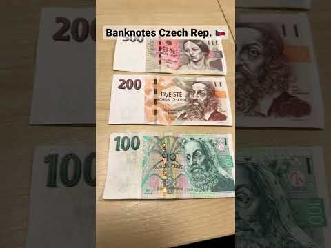 Czech Koruna Banknotes ?? Korun Ceskych #shorts