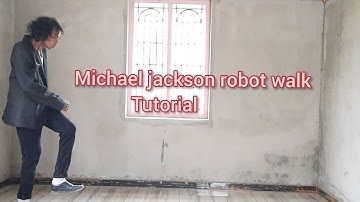 Michael jackson robotic walk tutorial #tutorial #michaeljackson