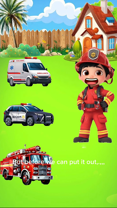 help me find the fire truck #cartoon  #shorts #animationcartoon