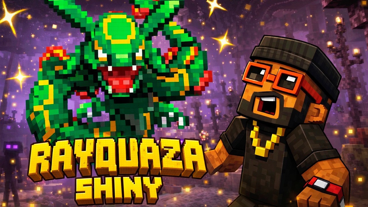 COBBLEVERSE 🔥 EN VIVO: ¡Buscando RAYQUAZA SHINY en Minecraft! 😱✨