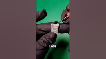 Hoe u een 7-segmentsdisplay test met een digitale multimeter