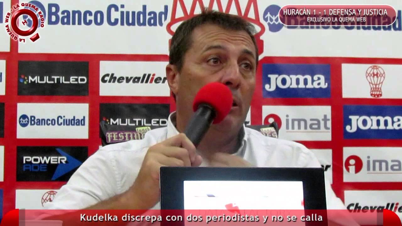 Kudelka discrepa con periodistas y defiende su postura sin callarse nada - www.laquemaweb.com.ar huracan 2019