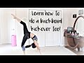 How to do a back walkover