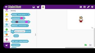 draw flower using pen block in scratch