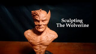 Sculpting Wolverine  Bust | Timelapse