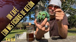T4 E3 The Man-Thing Funko Pop En Un Cafe Con Mis Figuras De Acción.
