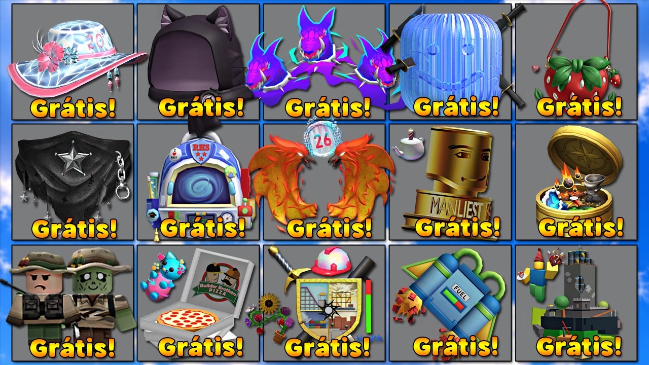 27 itens GRÁTIS no ROBLOX - The Hunt Roblox 20