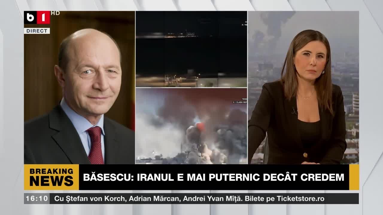 TRAIAN BASESCU, DESPRE PERICOLUL UNUI ATAC LA DEVESELU. Știri B1TV_2 martie 2026