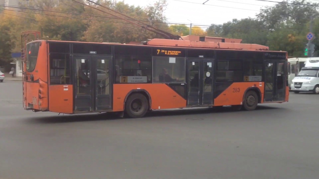 Троллейбусы в Оренбурге в сентябре 2019