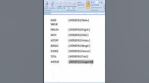 mail merge decimal problem solution in ms word decimal place problem in mail merge #Technicalbayya