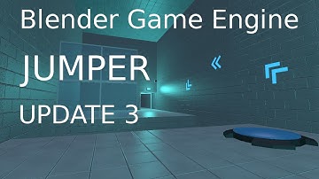 Blender Game Engine (BGE): Jumper Demo WIP. Update 3