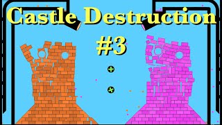 Castle Destruction - Algodoo Marble Race #3