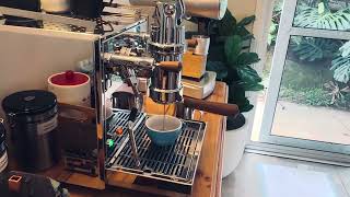 Krispy Audio morning coffee ritual with the Profitec Pro800 V2